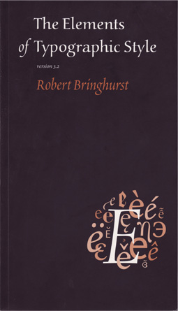 The Elements of Typographic Style book cover